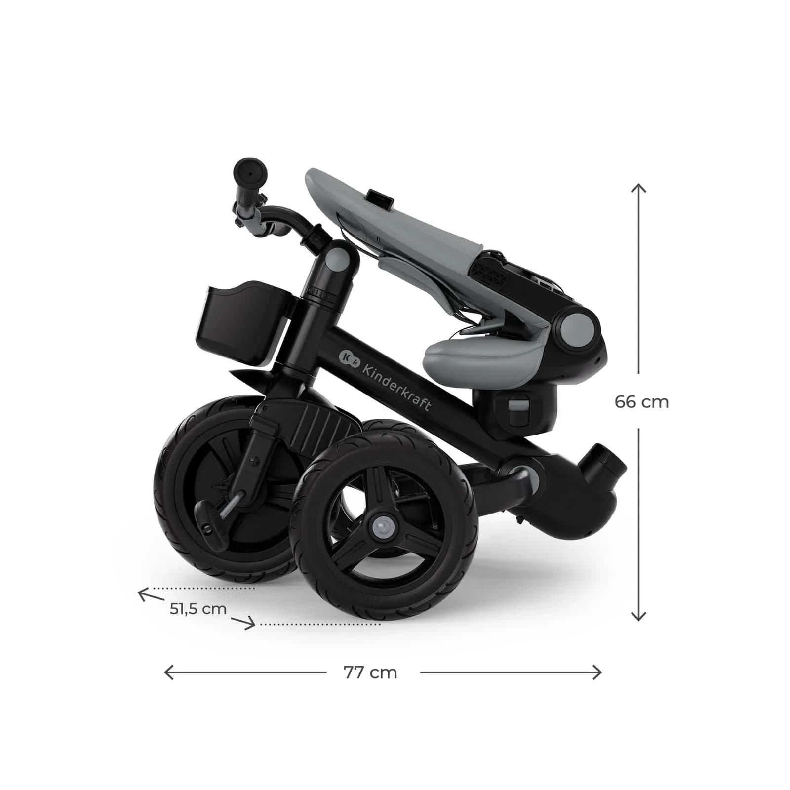 Велосипед 3-х колісний Kinderkraft Aveo 2 Plus Grey KRAVEO02GRY0000 фото 8