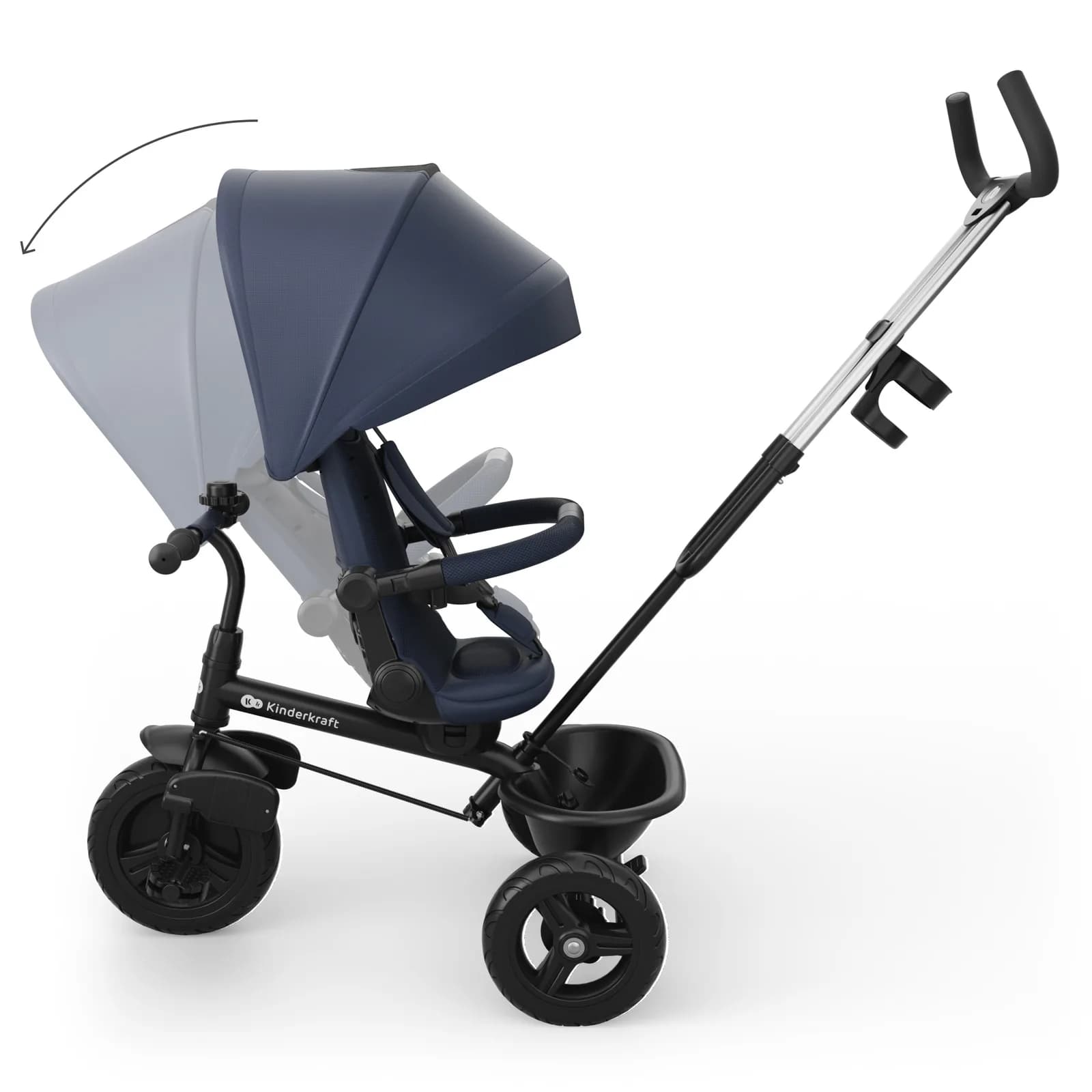 Велосипед 3-х колісний Kinderkraft Aston 2 Plus KRASTO02NAVPL00 Navy фото 8