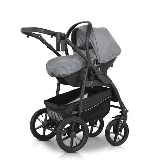 Коляска універсальна 3в1 Verdi Sonic Comfort 9023-VC-01 gray fabric фото 3