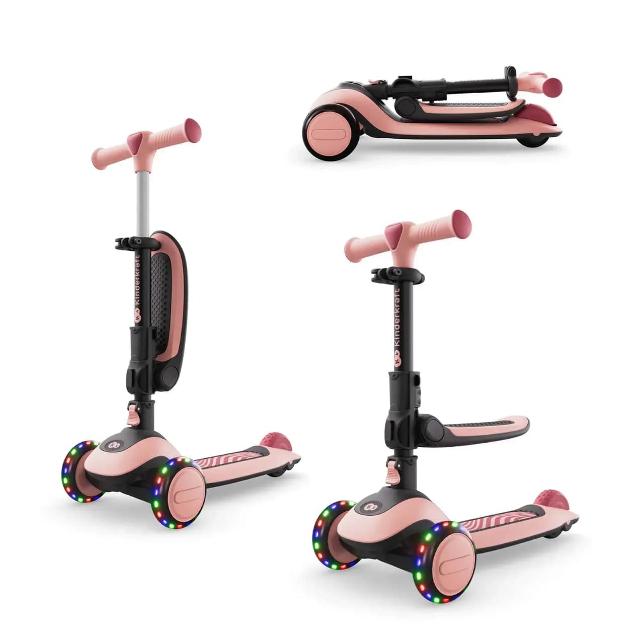 Самокат Kinderkraft Halley 2 KRHALL02PNK0000 Rose Pink