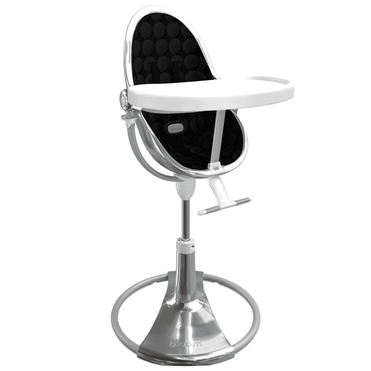 Стільчик для годування Bloom Fresco Silver+midnight black E10535-S\U10543-MB
