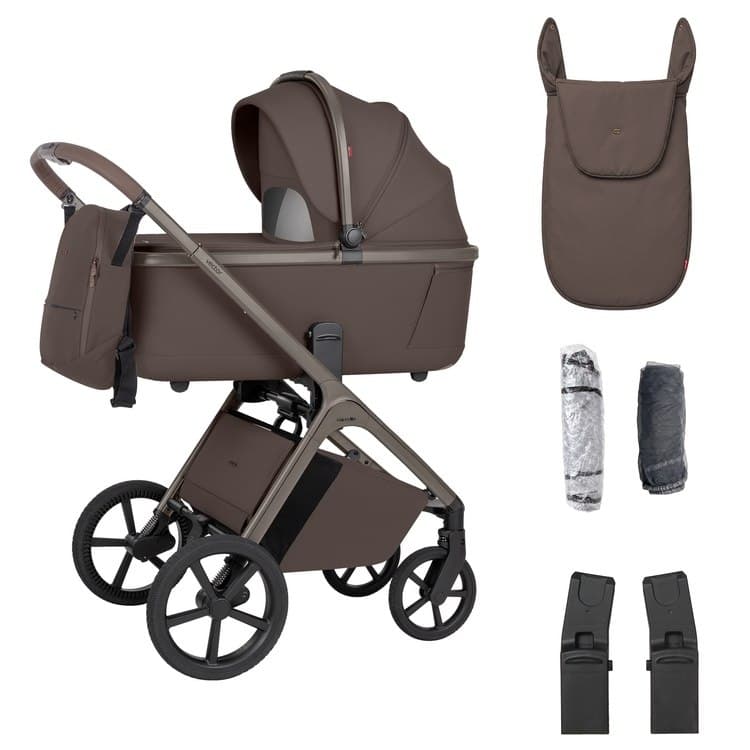 Коляска універсальна 2в1 Carrello Vector CRL-6553 Coffee Beige