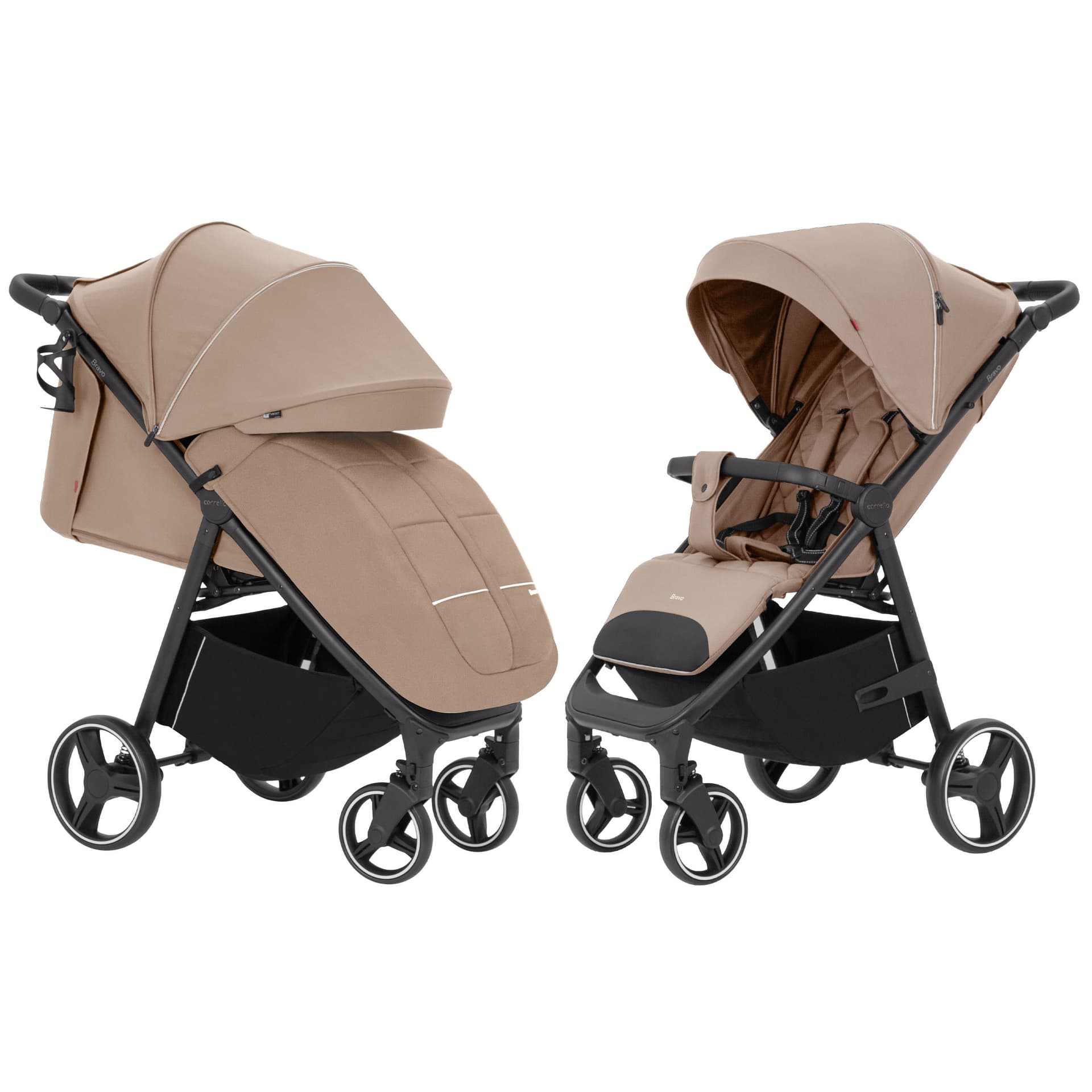 Коляска прогулочная Carrello Bravo CRL-8512 Deep Beige