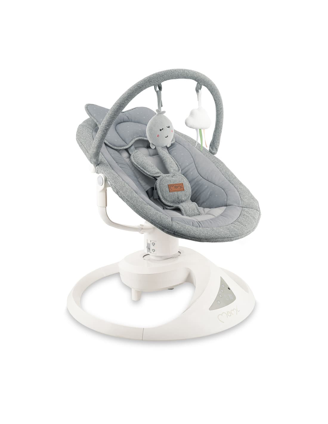 Шезлонг-гойдалка MoMi PEARL Grey BULE00040