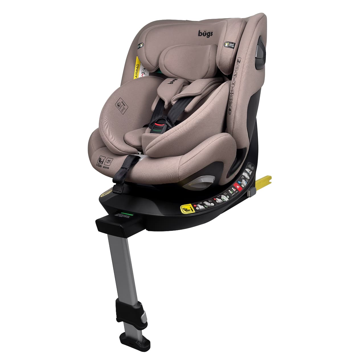 Автокрісло Bugs Axis 360° Stone Brown 0572