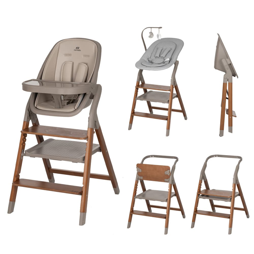 Стільчик для годування Carrello Ergo CRL-16701 Shadow Beige