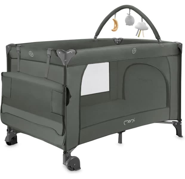 Манеж MoMi BELOVE PLUS Dark Green LOZE00025