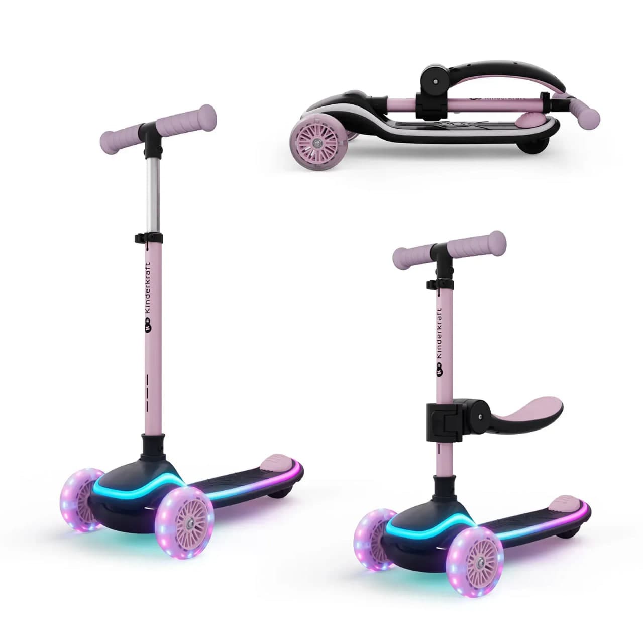 Самокат 2в1 Kinderkraft Raket Up KRRAUP00PNK0000 Pink
