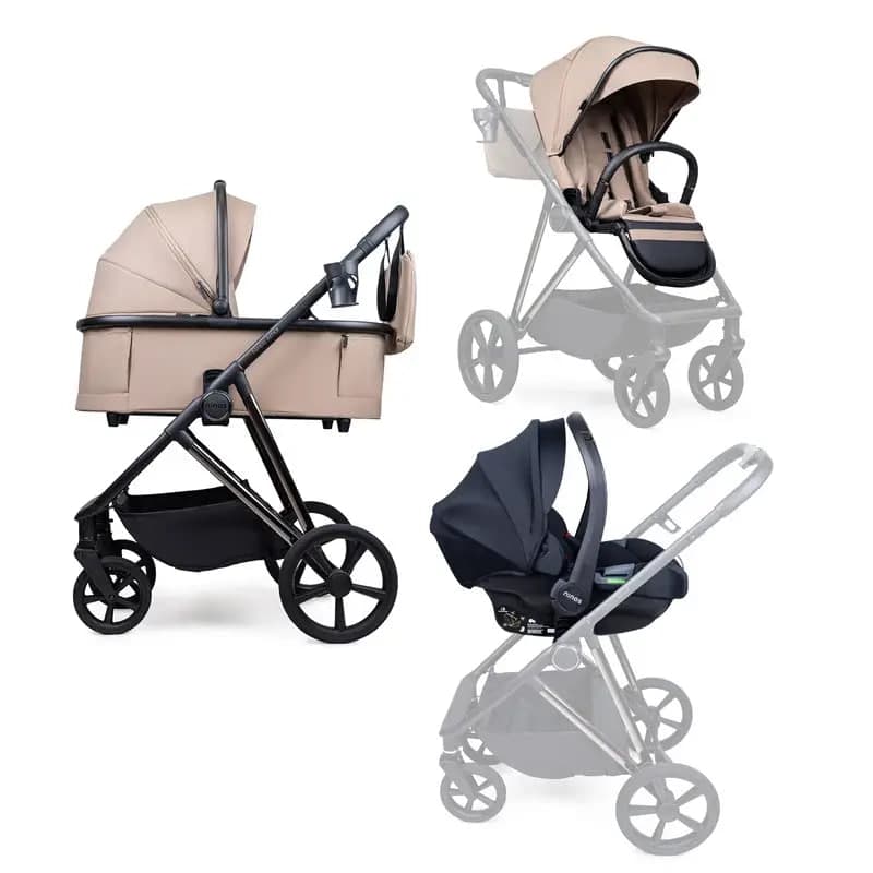 Коляска універсальна 3в1 Ninos Amor NAM3V12026BE Beige