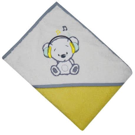 Рушник ЕКО OK-7 Ведмедик у навушниках 100x100 см OK-07.03