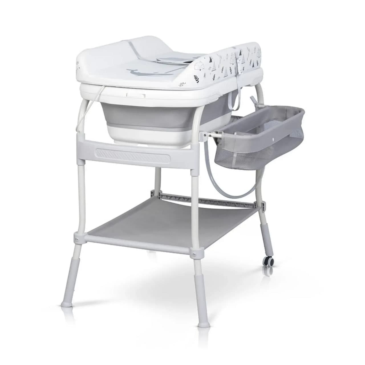 Пеленальний столик з ванночкою Babyhood BM-300 Білий