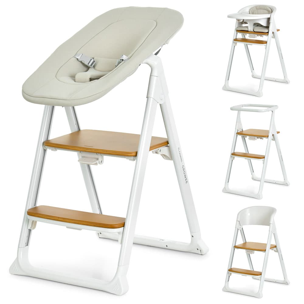 Стільчик для годування El Camino Growee ME 1222 White