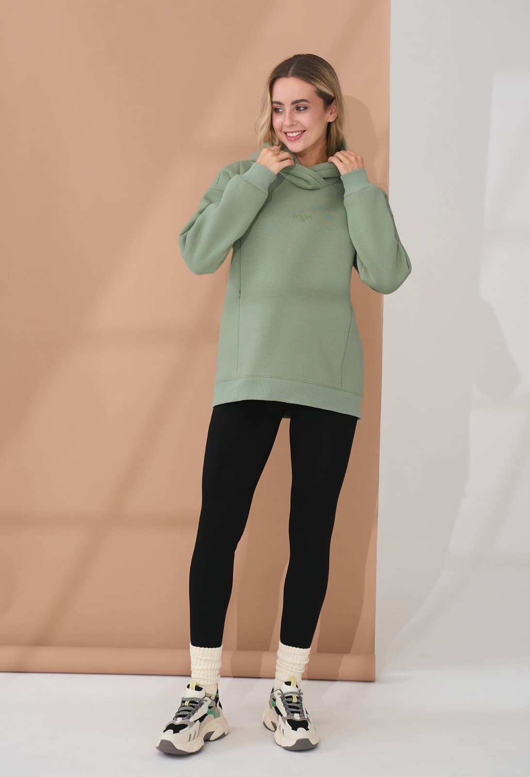 Лосини XS-XXL Юла мама BERTA NEW SP-41.031 -чорний