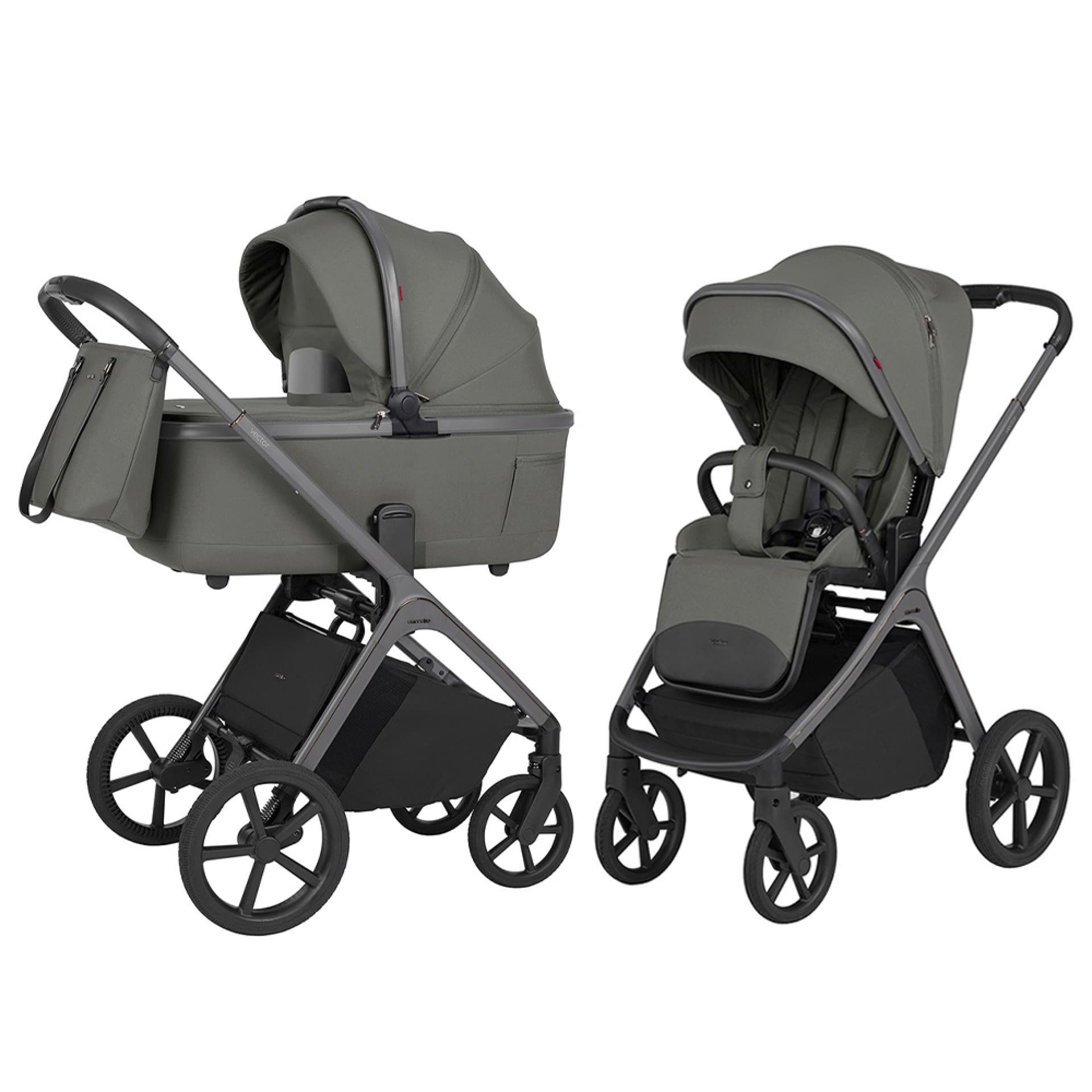 Коляска універсальна 2в1 Carrello Vector F CRL-6700 Calm Green