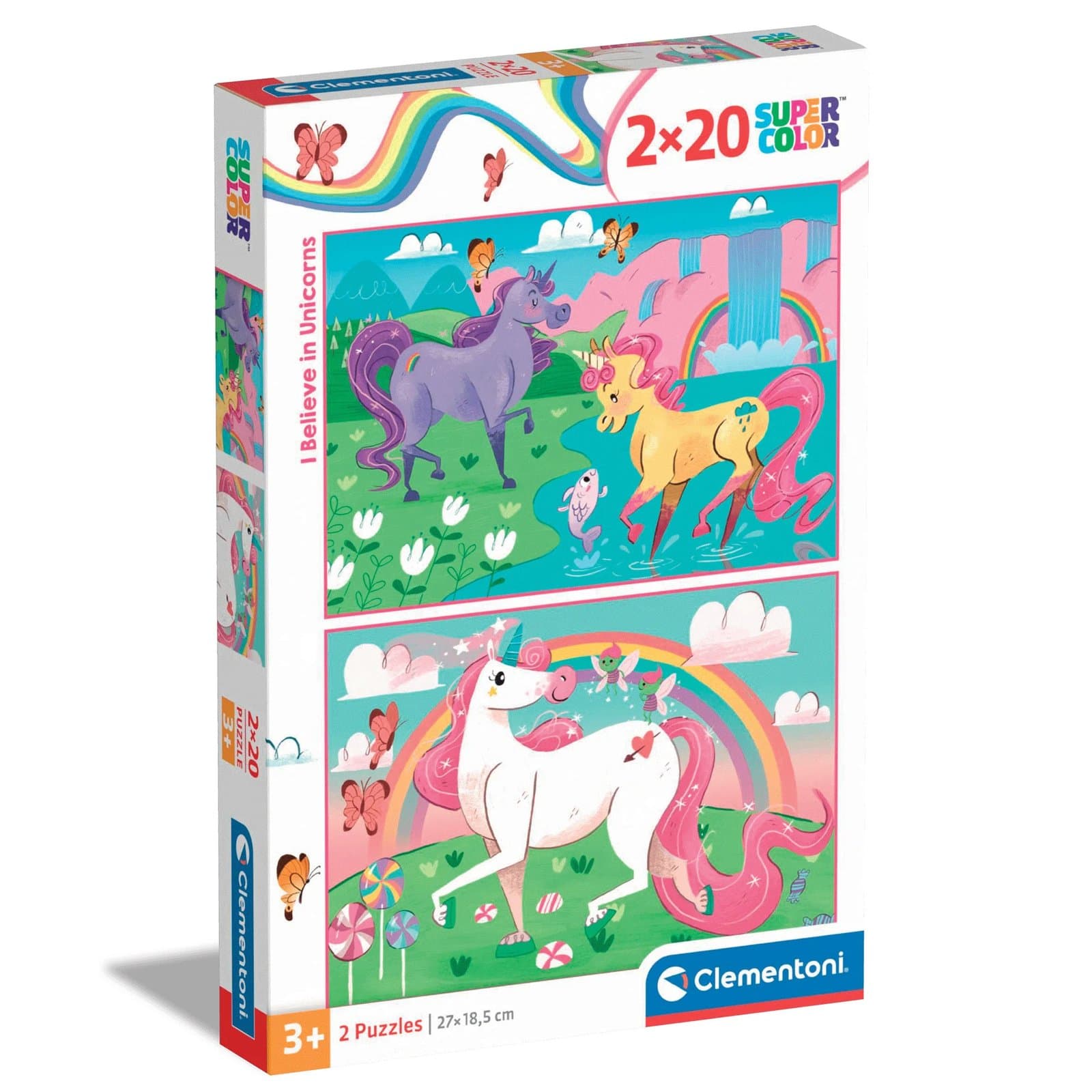 Пазл 2в1 Clementoni I Believe in Unicorns 2*20ел 24754