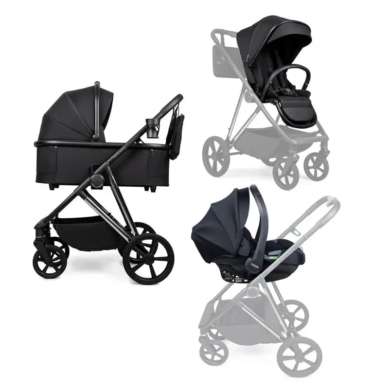Коляска універсальна 3в1 Ninos Amor NAM3V12026BL All Black
