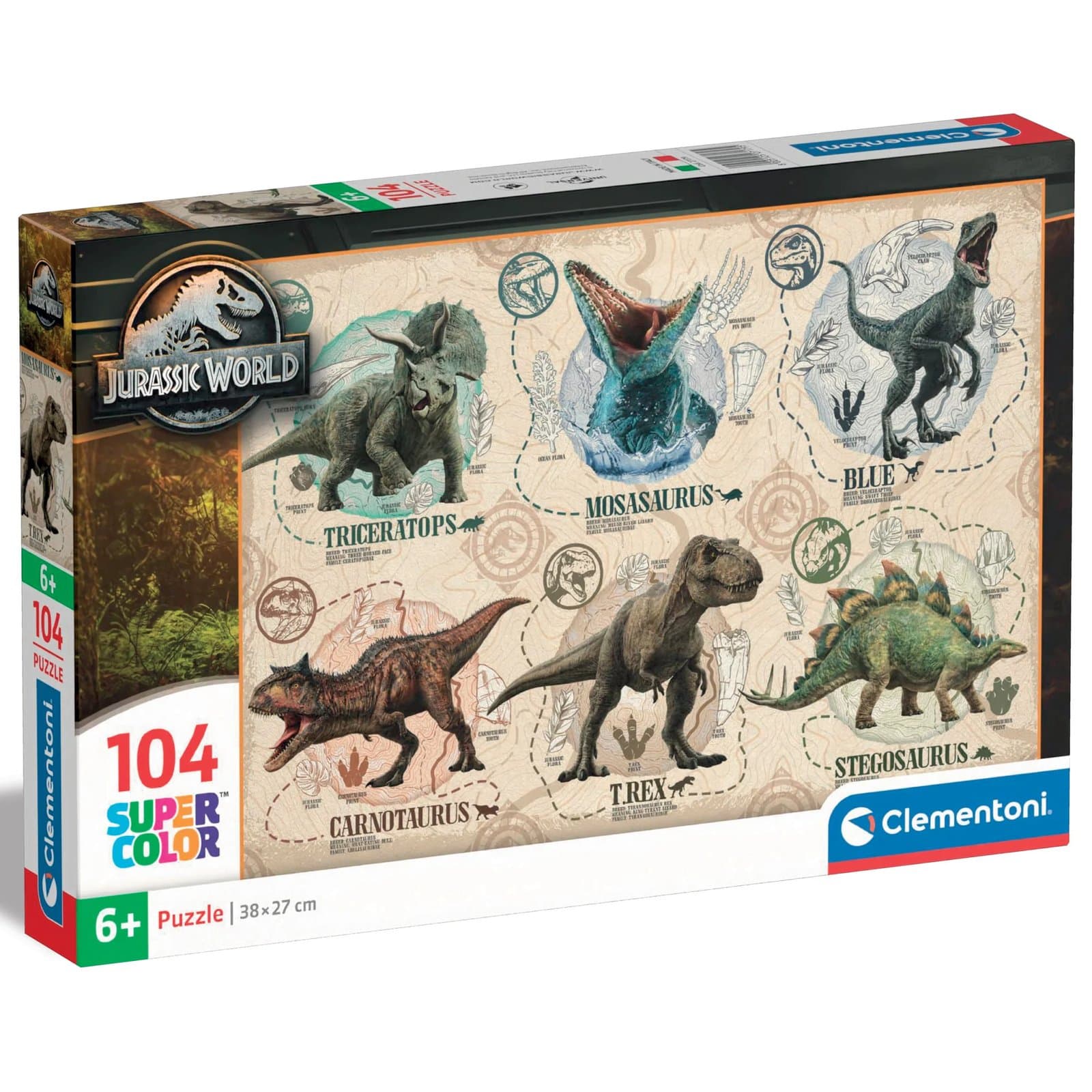 Пазл Clementoni Jurassic World 104ел 27179