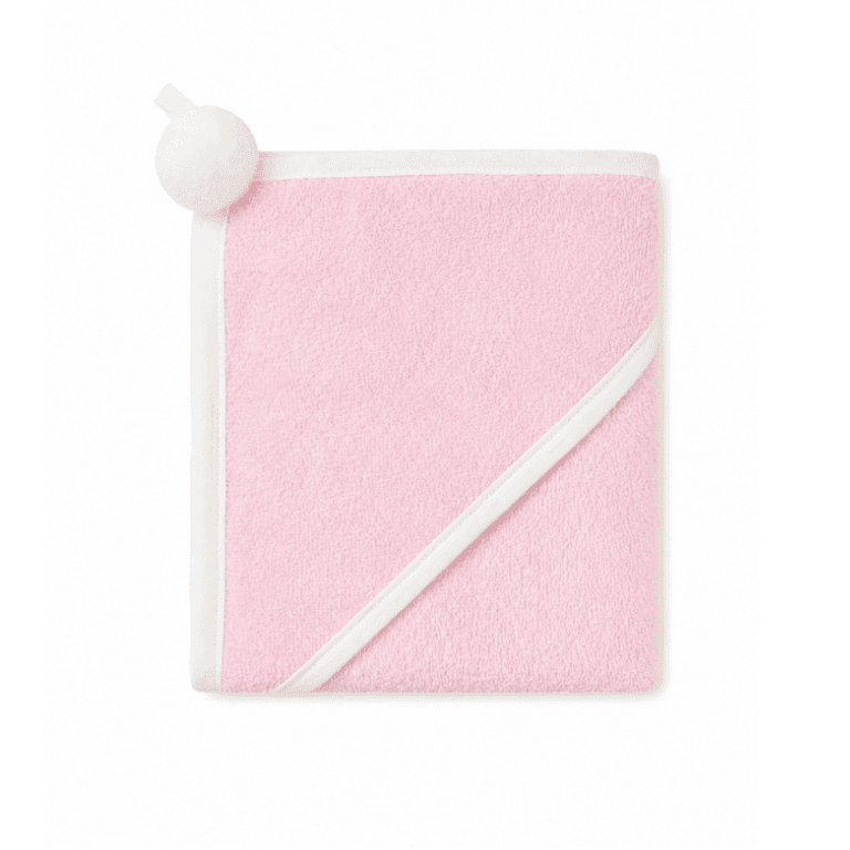 Рушник-куточок для купання Twins Smurf pink 1510-RTS-08