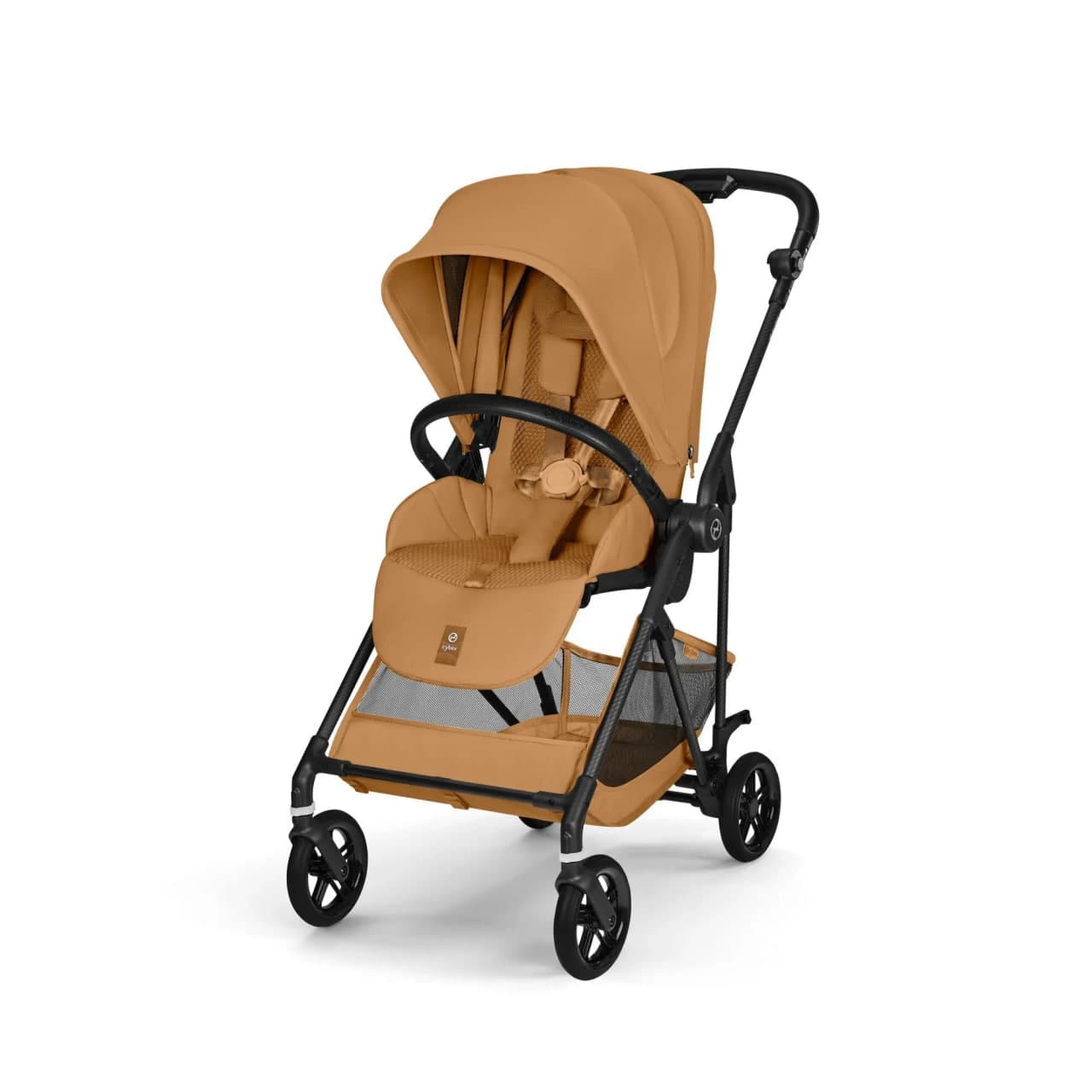 Коляска прогулянкова Сybex Melio Carbon 526000803 Cinnamon Yellow (з бампером)