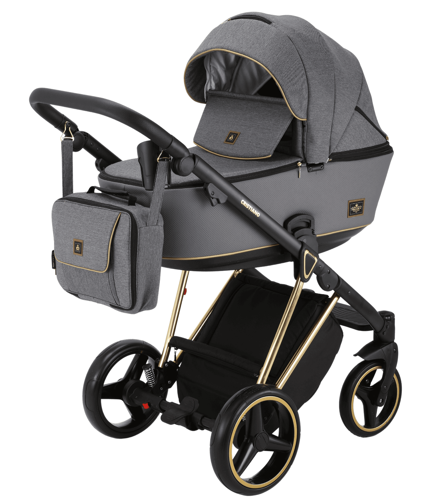 Коляска універсальна 2в1 Adamex Cristiano Special Edition CR-432