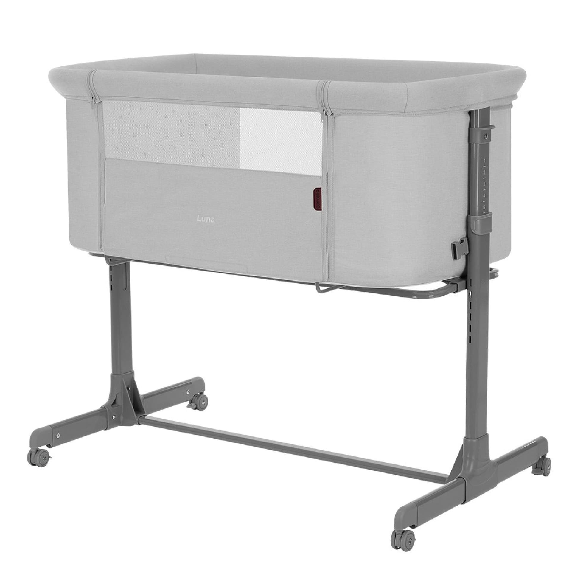 Ліжко приставне Carrello Luna CRL-16505 Carbon Grey