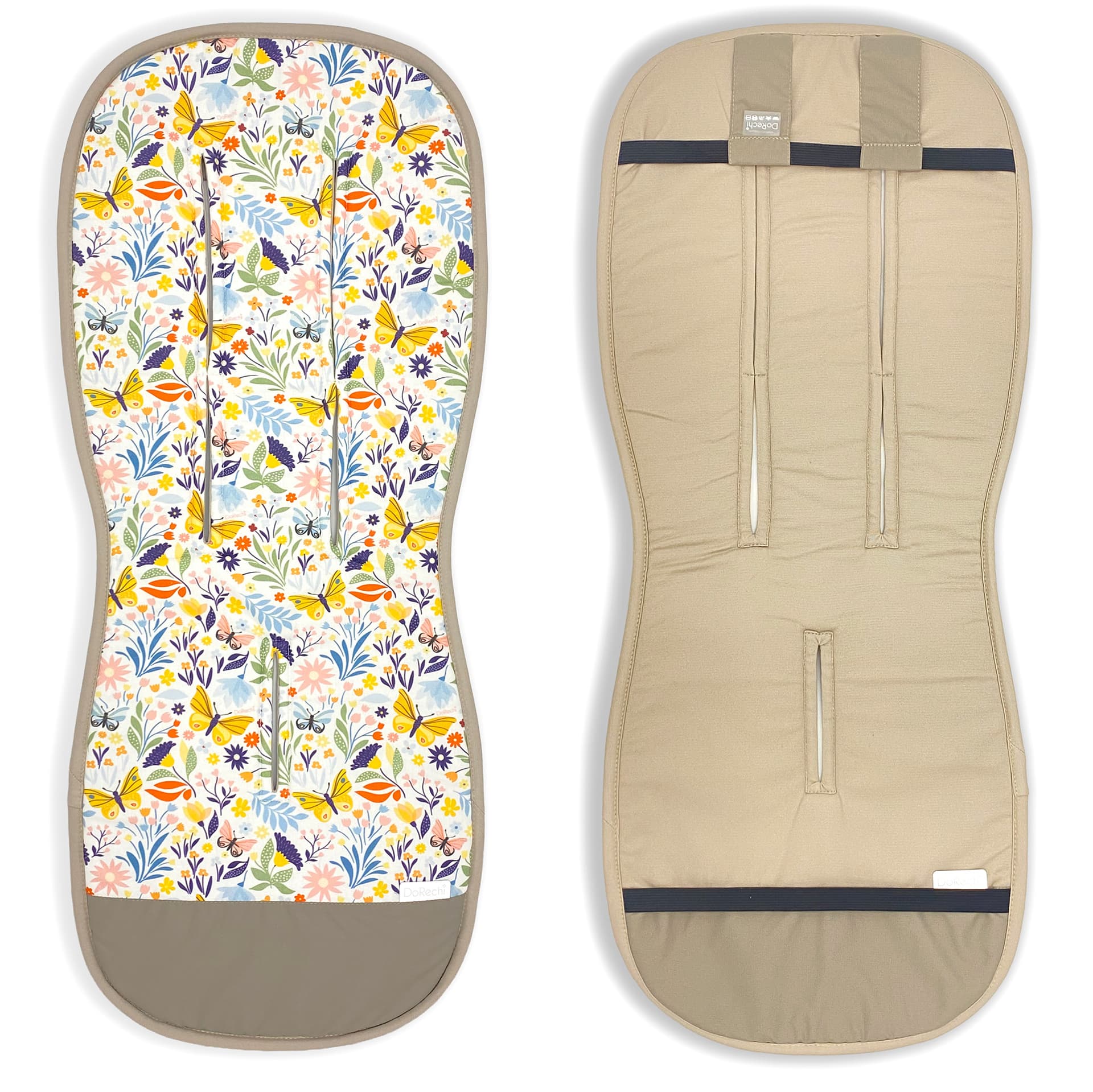 Матрац для коляски Dorechi 1930/30 Butterflies/Beige