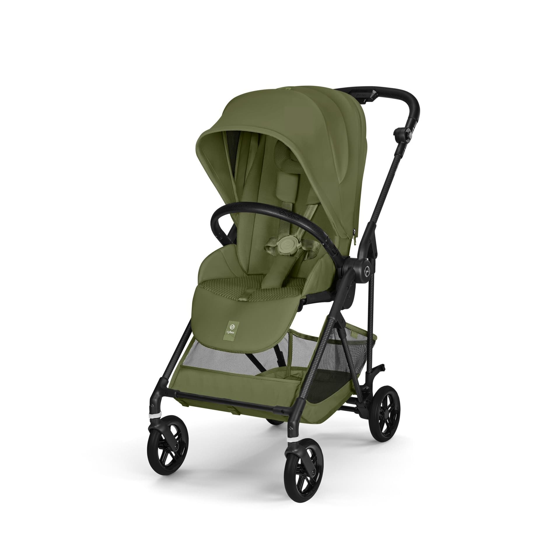 Коляска прогулянкова Сybex Melio Carbon 526000785 Moss Green (з бампером)