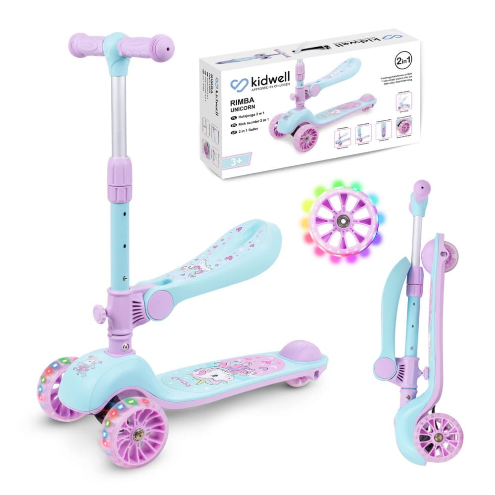 Самокат Kidwell Rimba unicorn KRIMU