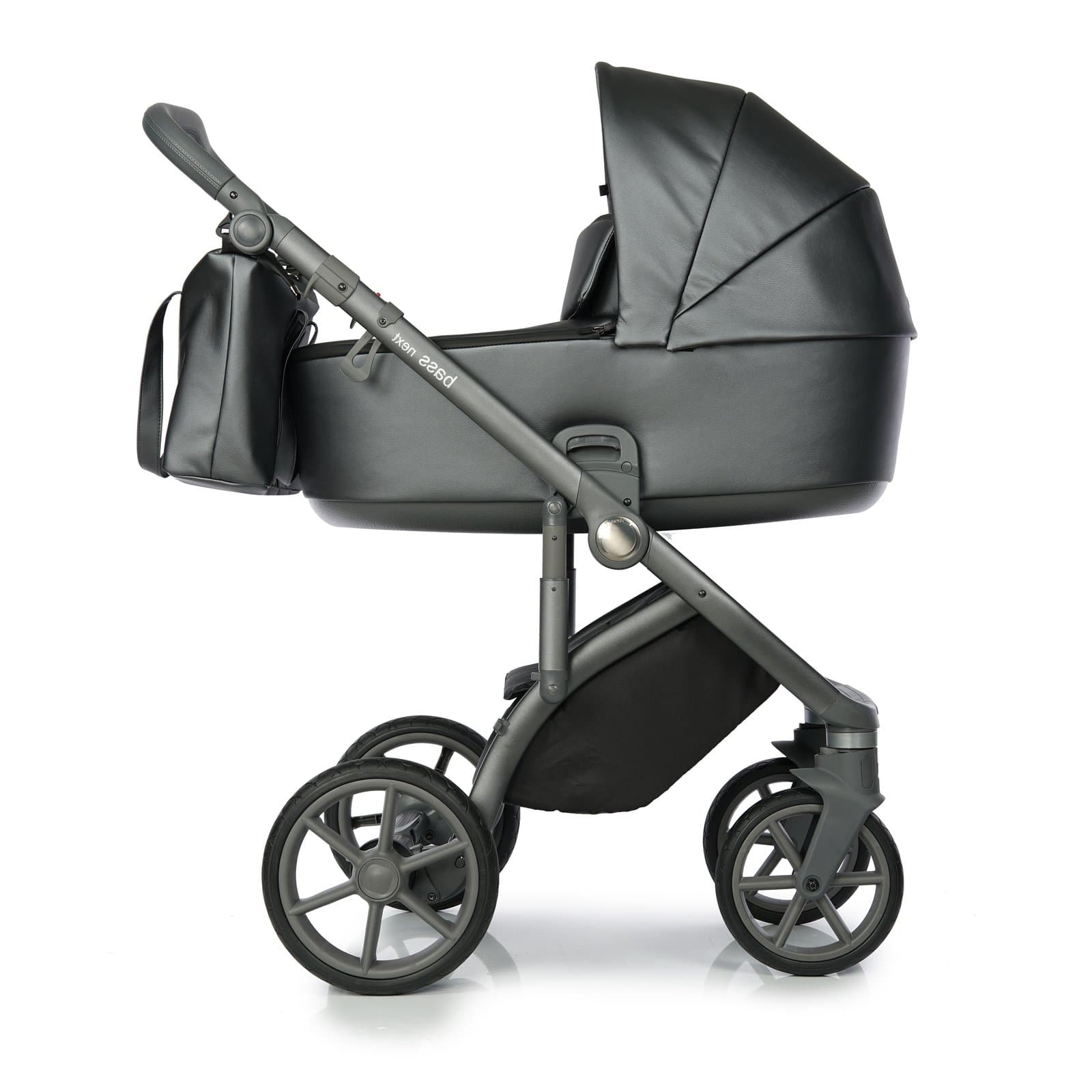 Коляска універсальна 2в1 Roan Bass Next Perl Есо R-BN-PD Dark Grey
