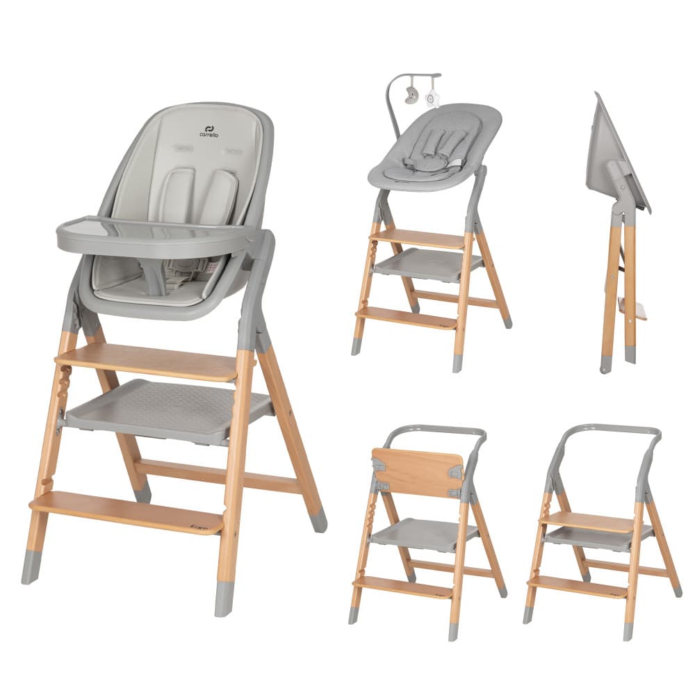 Стільчик для годування Carrello Ergo CRL-16701 Nordic Grey