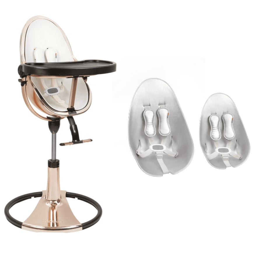 Стільчик для годування Bloom Fresco Rose Gold/Rose Gold+lunar silver U10515-GRB\E10516-LSL