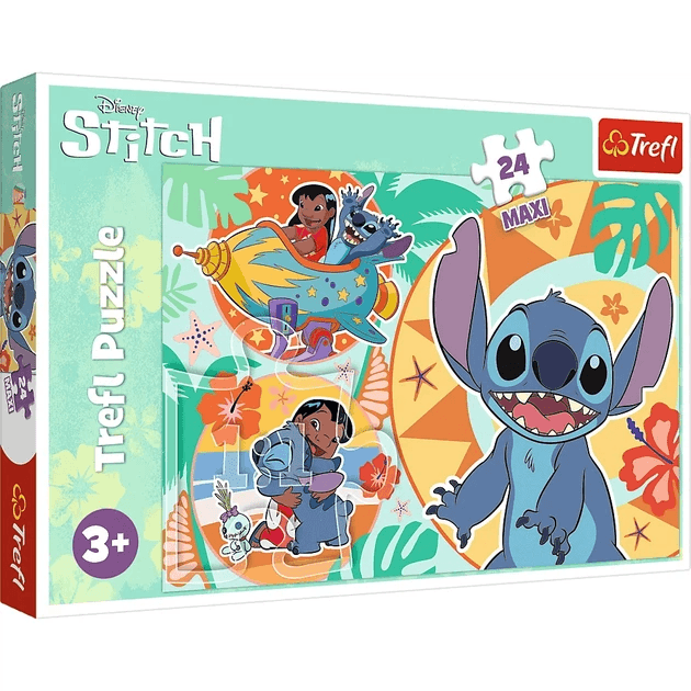 Пазл Trefl MАХІ Lilo & Stitch 24ел 14365
