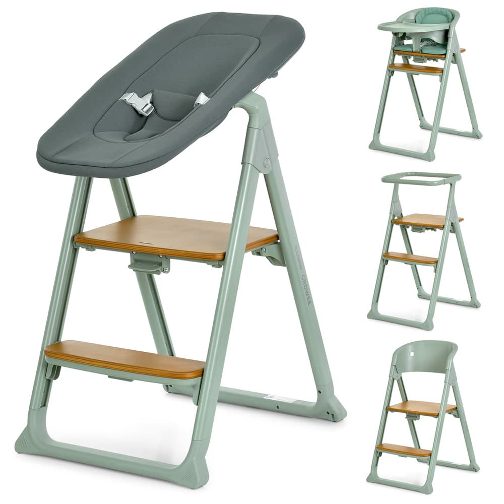 Стільчик для годування El Camino Growee ME 1222 Sage Green