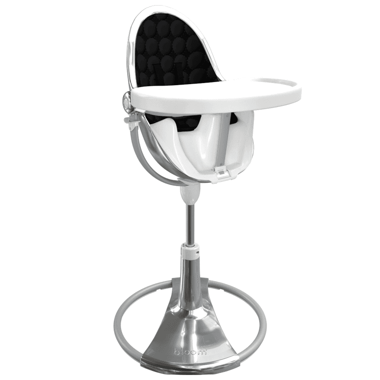 Стільчик для годування Bloom Fresco White+ midnight black E10535-W\U10543-MB