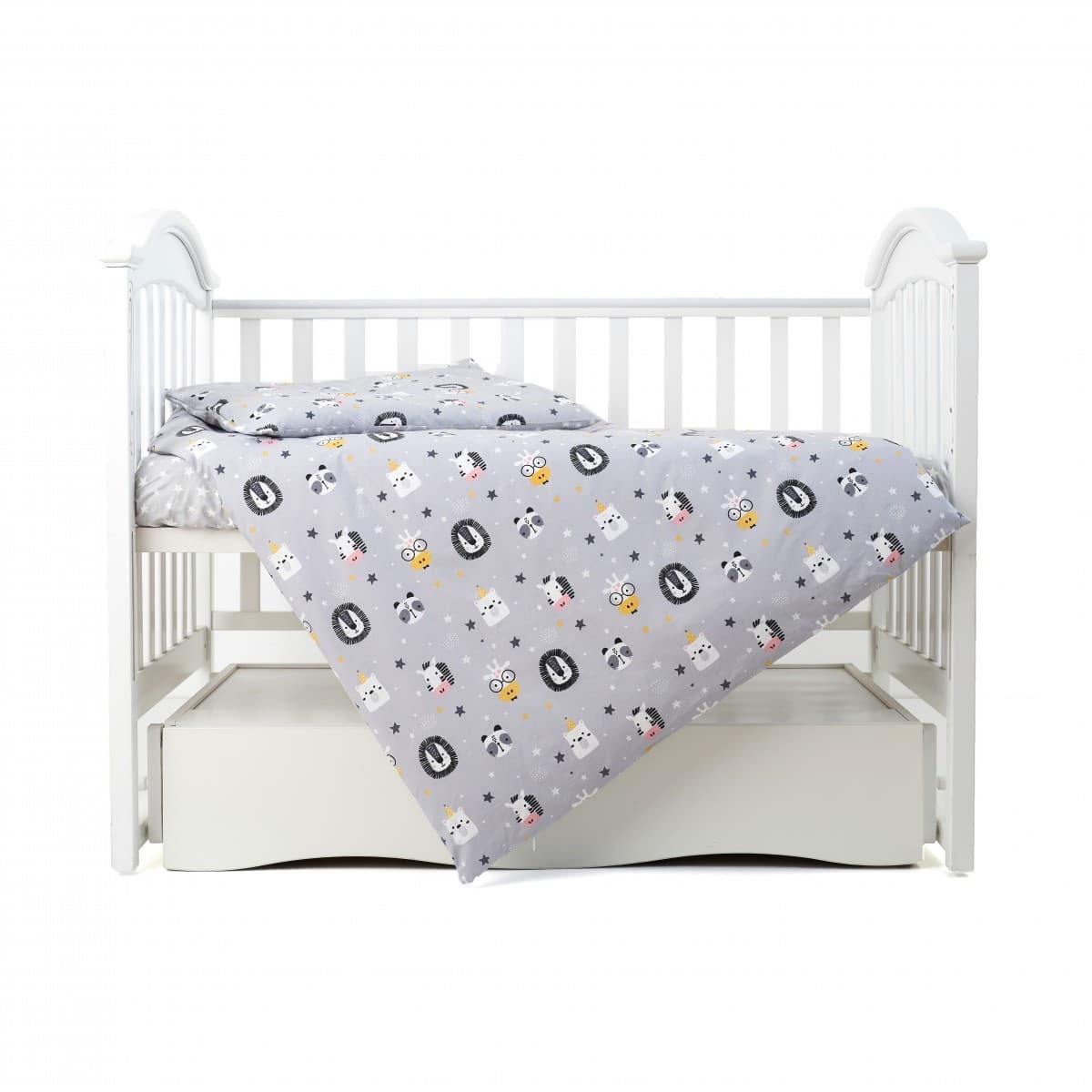 Змінний комплект Twins Zoo grey 4од 3022-TZ-10