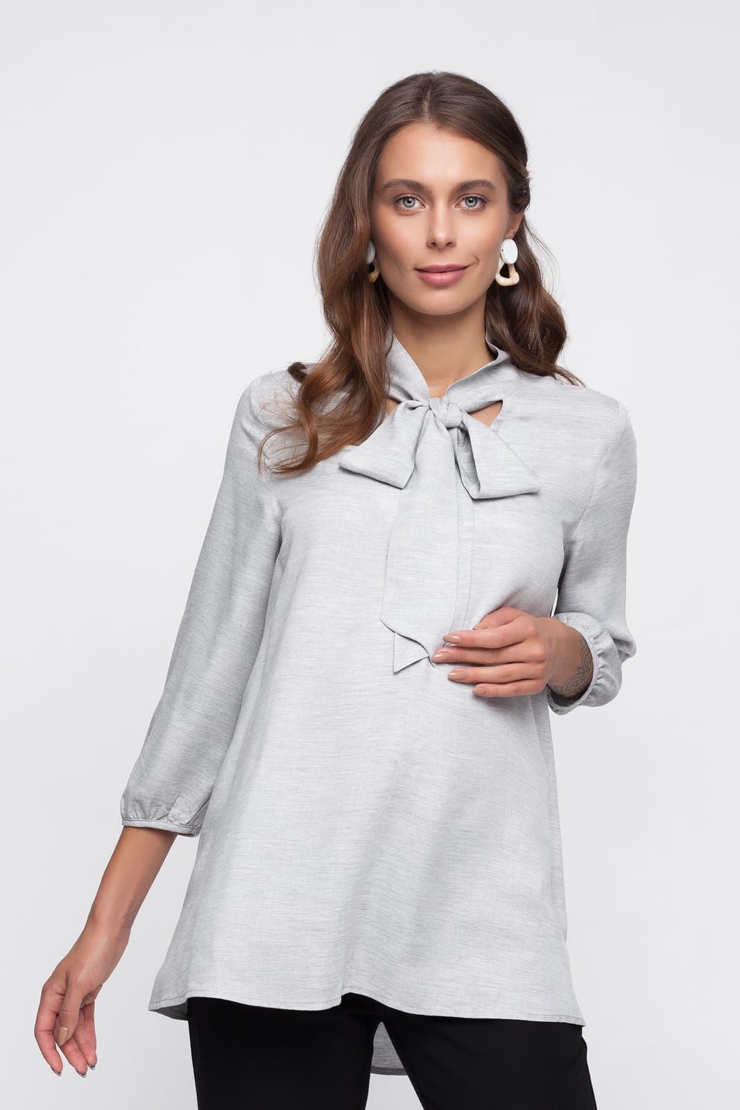 Туніка S-XL Юла мама Berenice TN-30.011 -сірий