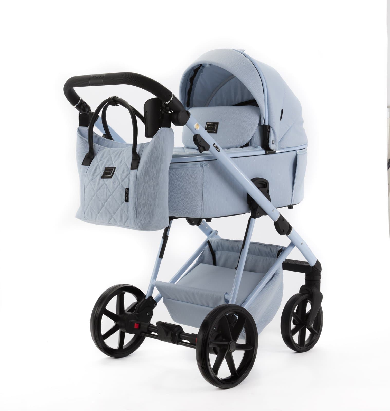 Коляска універсальна 2в1 Adamex Delta DN-1 sky DN11101