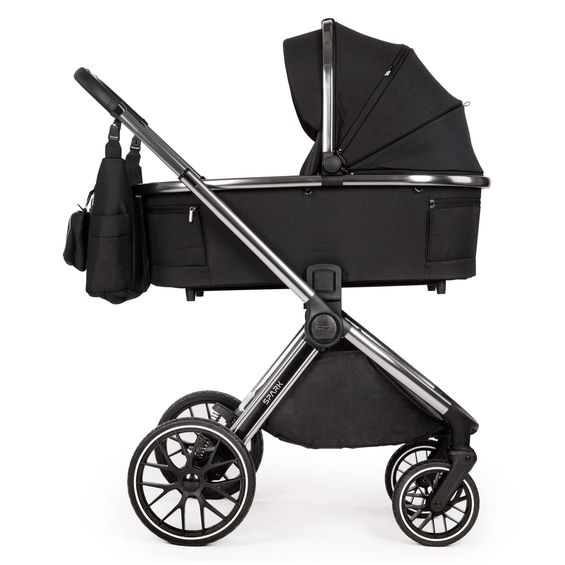 Коляска універсальна 2в1 Adamex Spark 4 Onyx Carbon