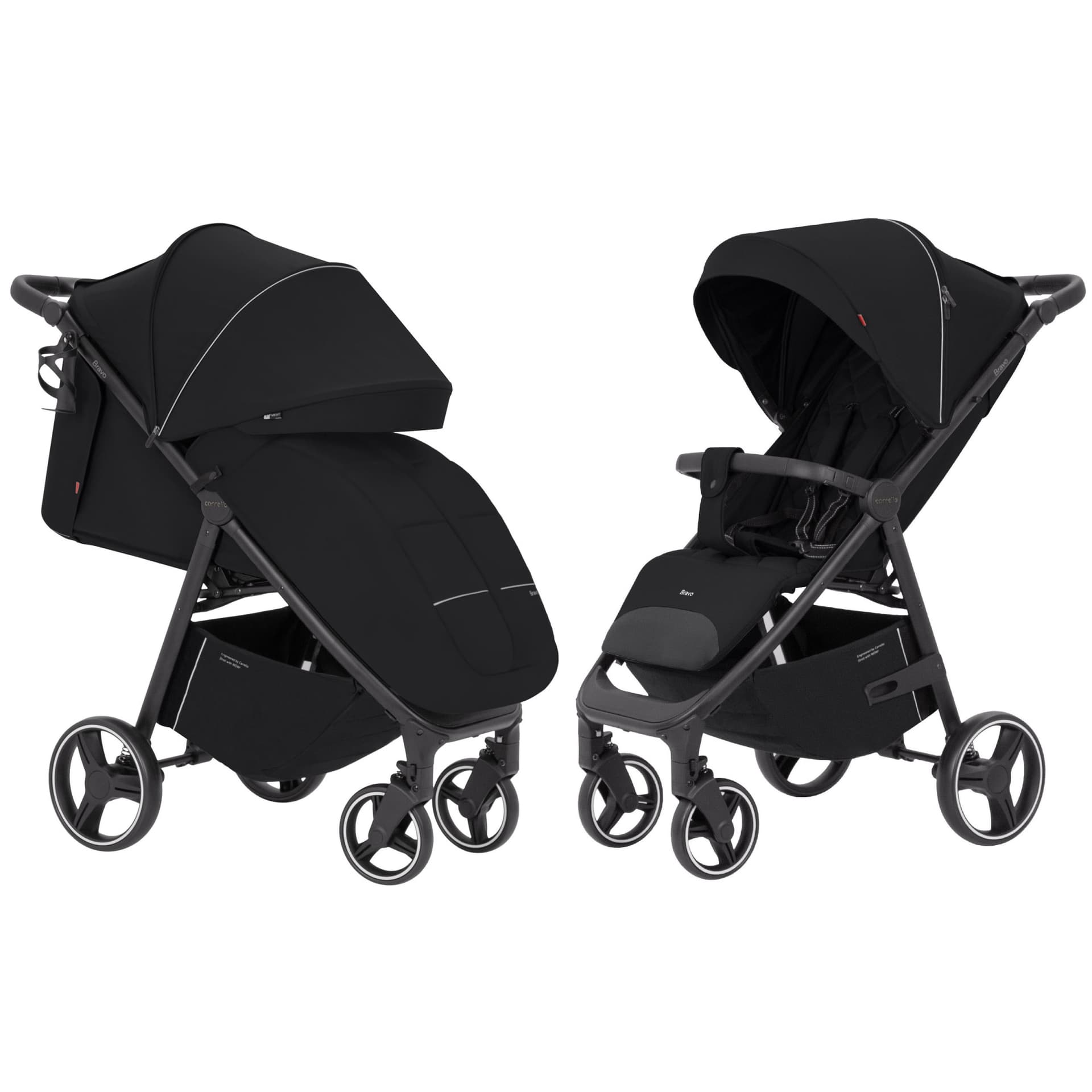 Коляска прогулянкова Carrello Bravo CRL-8512 Pure Black