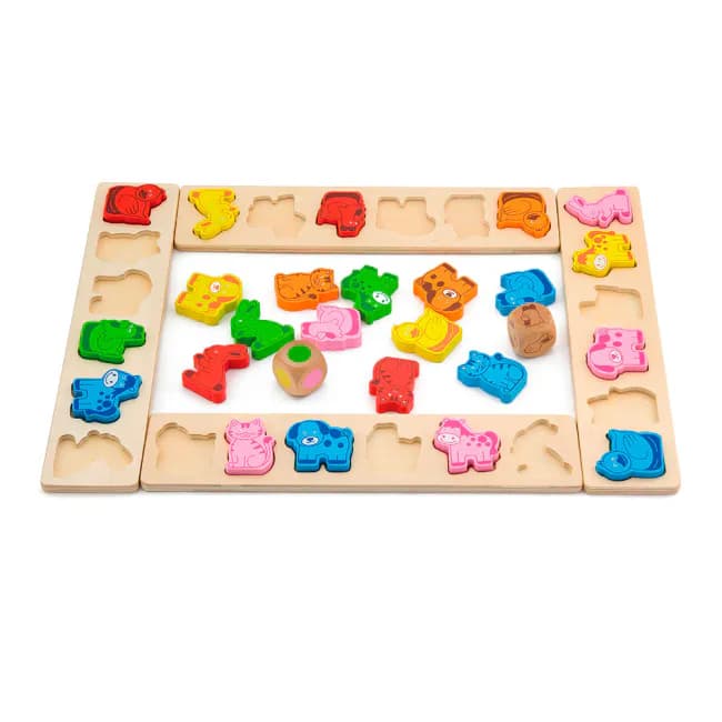 Сортер дерев'яний Viga Toys Карнавал тварин 50450 фото 2