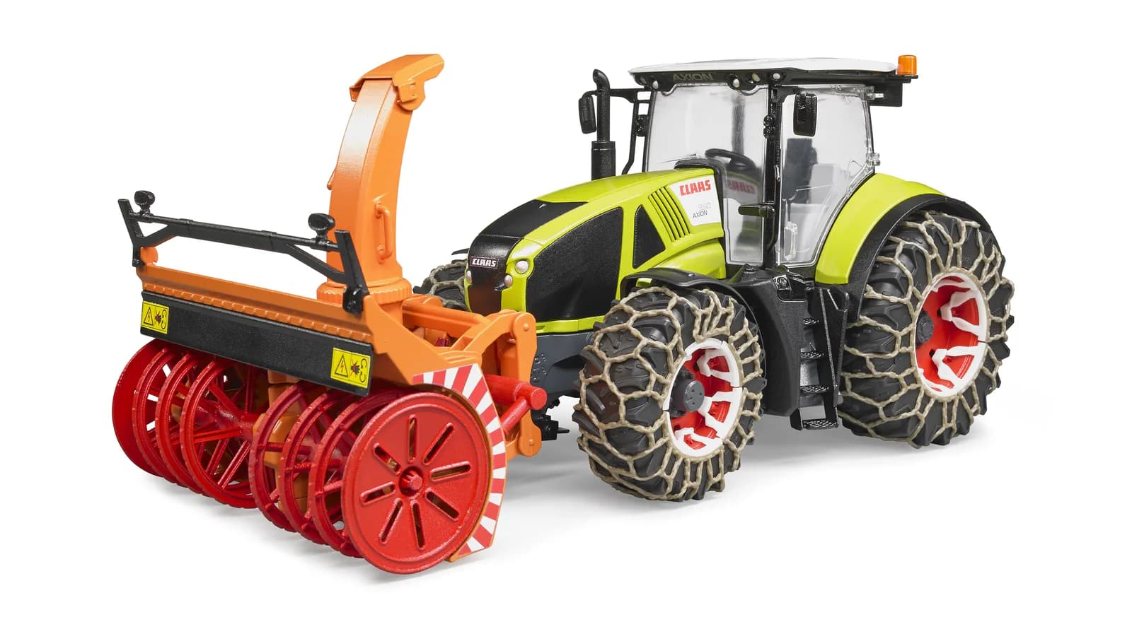 Трактор Claas Axion 950 для прибирання снігу 1:16 Bruder 03017 фото 2 Трактор Claas Axion 950 для прибирання снігу 1:16 Bruder 03017 фото 2