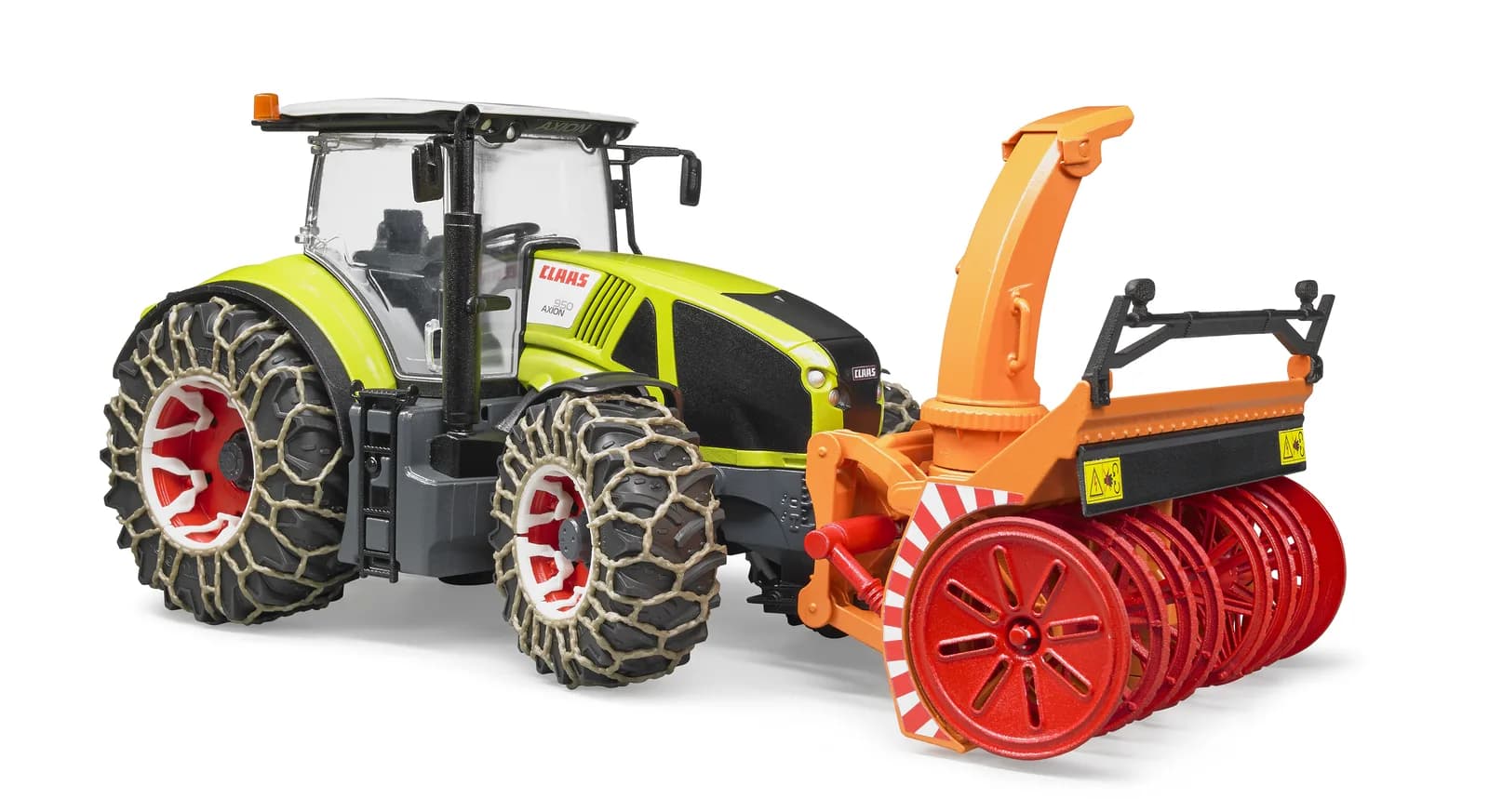 Трактор Claas Axion 950 для прибирання снігу 1:16 Bruder 03017 фото 9 Трактор Claas Axion 950 для прибирання снігу 1:16 Bruder 03017 фото 9