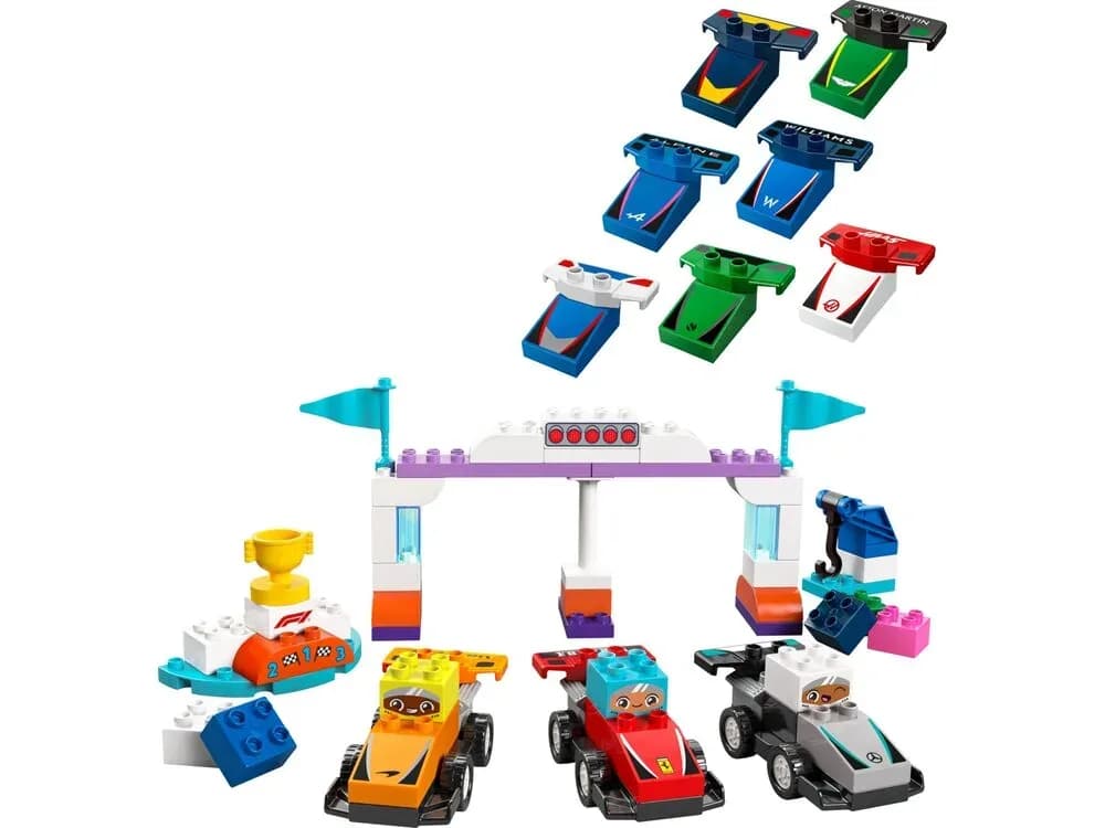 Конструктор Lego Duplo Автомобілі і пілоти команд Формули-1 70дет 10445 фото 3 Конструктор Lego Duplo Автомобілі і пілоти команд Формули-1 70дет 10445 фото 3