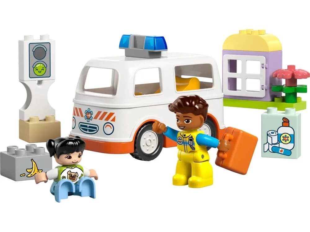 Конструктор Lego Duplo Швидка допомога та водій 19дет 10447 фото 2 Конструктор Lego Duplo Швидка допомога та водій 19дет 10447 фото 2