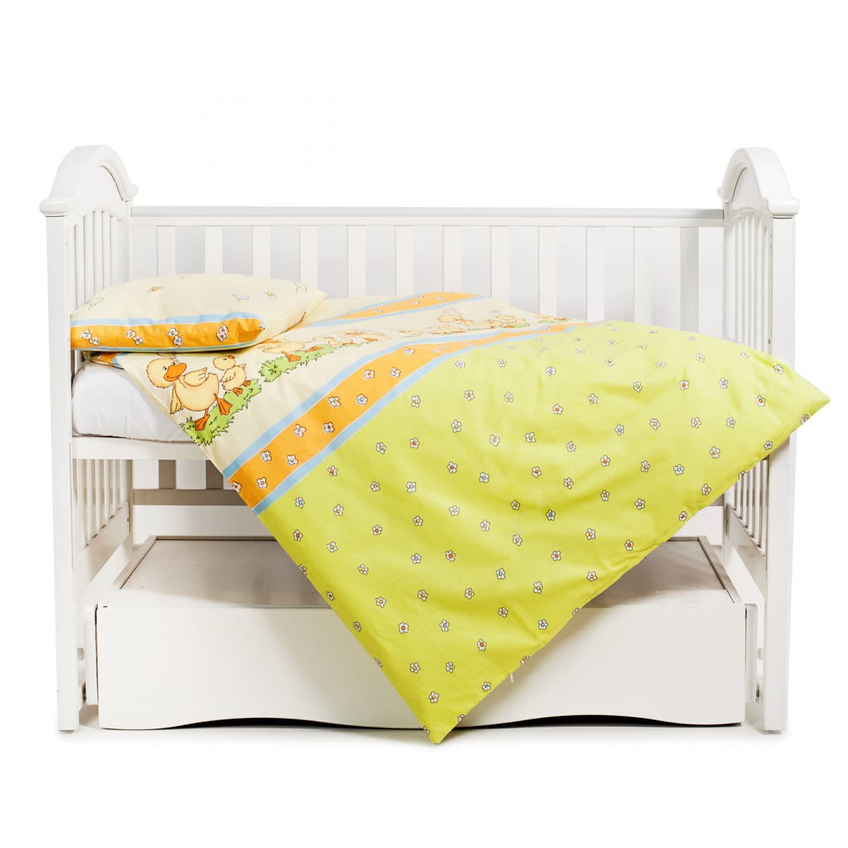 Змінний комплект Twins Comfort 3од 3051-C-027 Каченята зелені Змінний комплект Twins Comfort 3од 3051-C-027 Каченята зелені