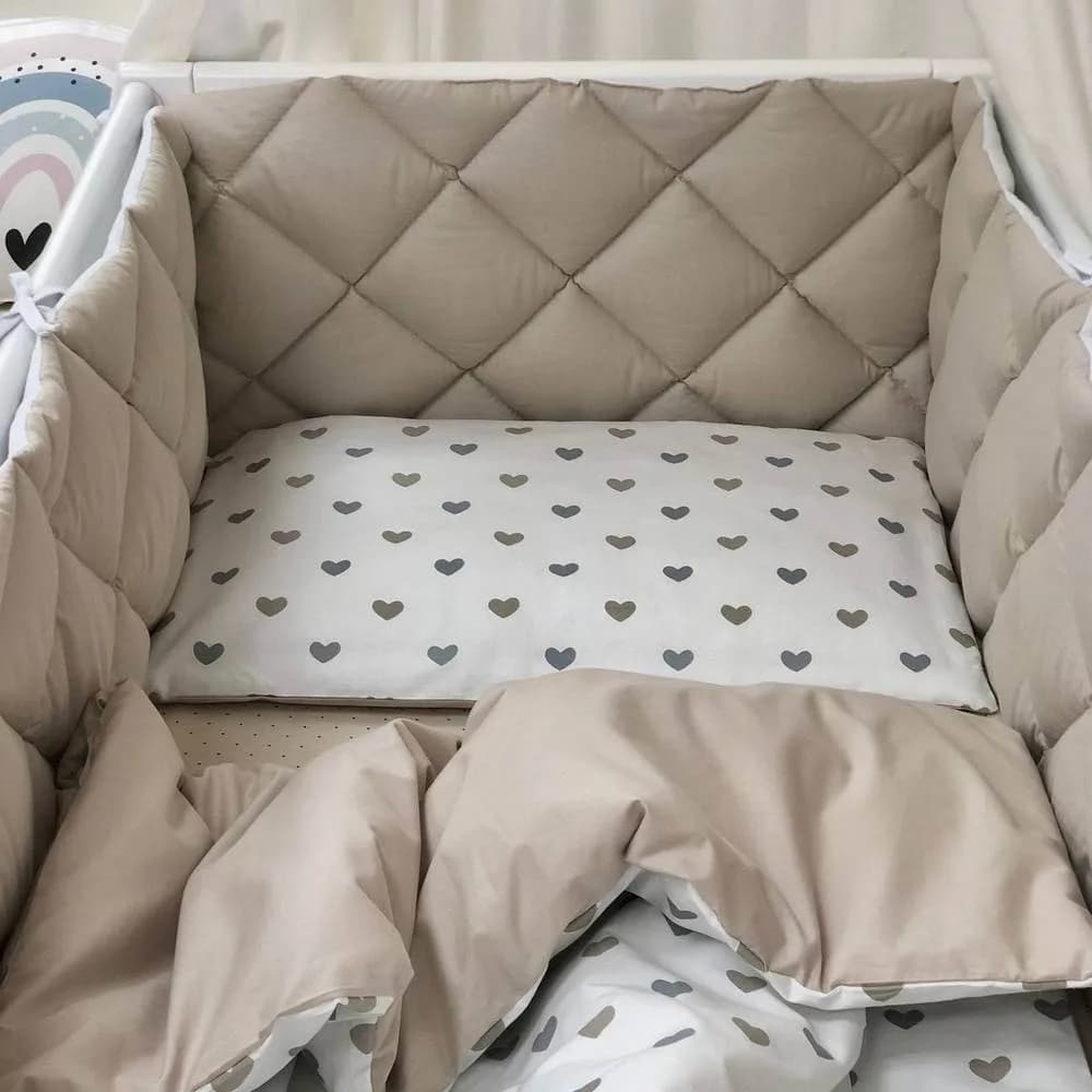 Постільний комплект Маленька Соня Baby Mix Серця 6од 0291541 фото 2 Постільний комплект Маленька Соня Baby Mix Серця 6од 0291541 фото 2