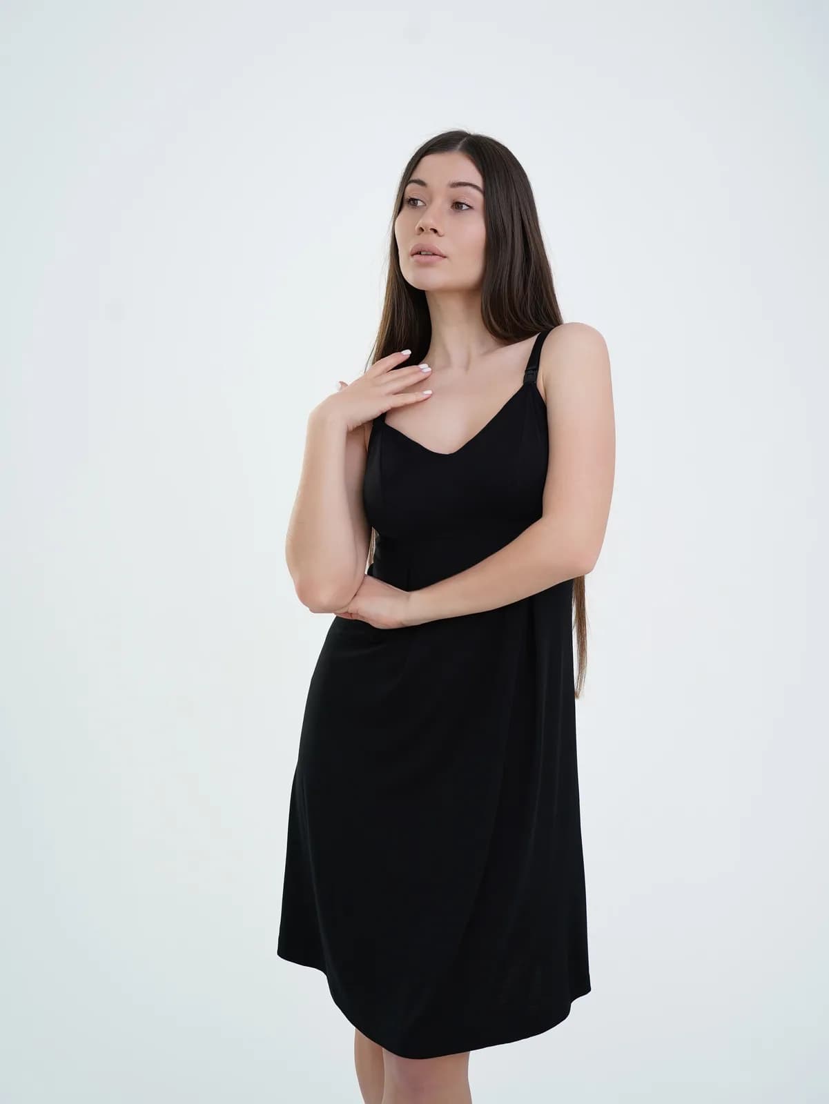 Нічна сорочка для вагітних та годування XS-XXXL Мамин Дім 24195 фото 4 Нічна сорочка для вагітних та годування XS-XXXL Мамин Дім 24195 фото 4