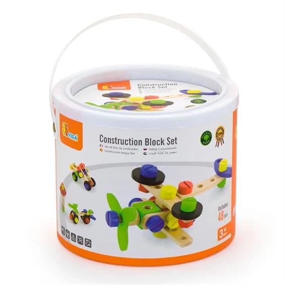 Конструктор дерев'яний Viga Toys 48дет 50383 фото 3 Конструктор дерев'яний Viga Toys 48дет 50383 фото 3