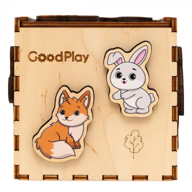 Сортер-куб Good Play Лісові звірята CUB-4-008 фото 4 Сортер-куб Good Play Лісові звірята CUB-4-008 фото 4