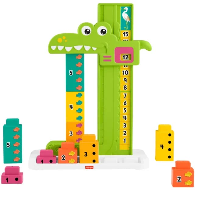 Іграшка розвиваюча Fisher-price Яскравий алігатор Вчимося разом JCT13 фото 3 Іграшка розвиваюча Fisher-price Яскравий алігатор Вчимося разом JCT13 фото 3